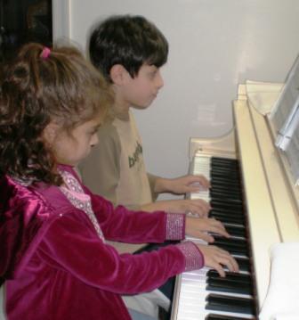 Piano Duet at Baltimore Music School
